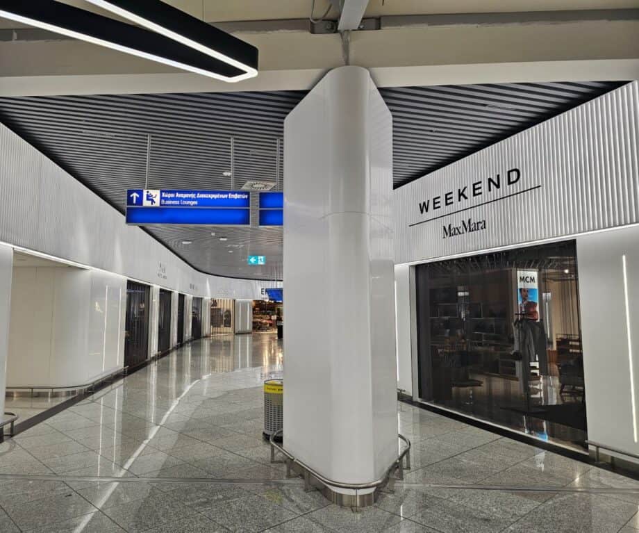 Review: aegean airlines business lounge, athens, greece